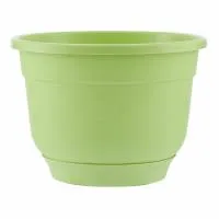 Горшок Флокс с поддоном, салатовый, 2.5 л, Palisad