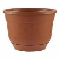 Горшок Флокс с поддоном, терракотовый, 1.5 л, Palisad