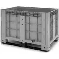 Пластиковый контейнер iBox 1200х800 сплошной, на полозьях